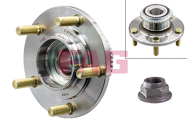 Kit de roulements de roue Schaeffler FAG 713 6197 60