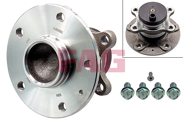 Kit de roulements de roue Schaeffler FAG 713 6235 40