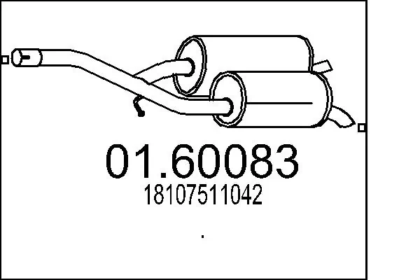 Rear Muffler