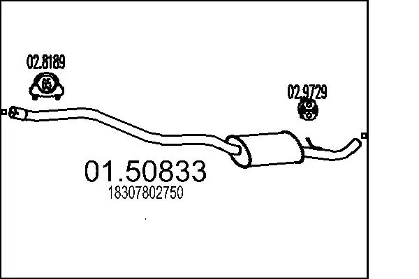 Centre Muffler