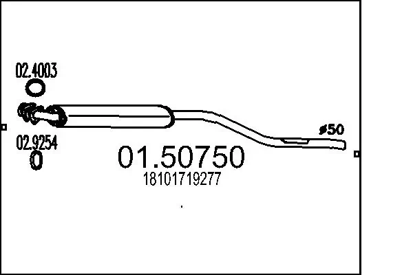 Centre Muffler