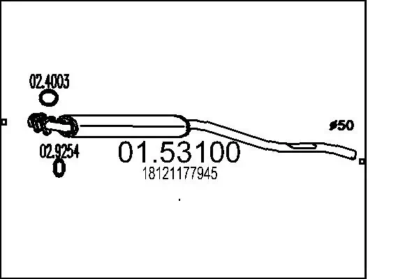 Centre Muffler