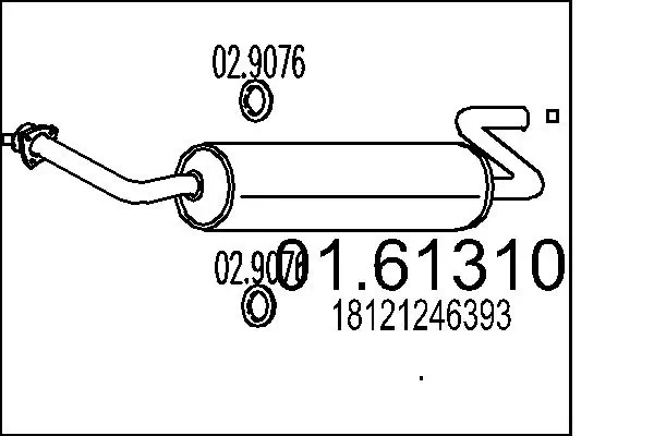 Rear Muffler