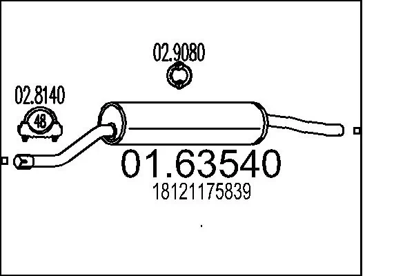 Rear Muffler