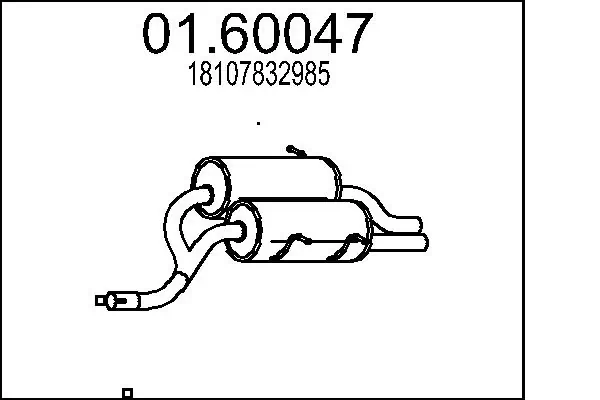 Rear Muffler