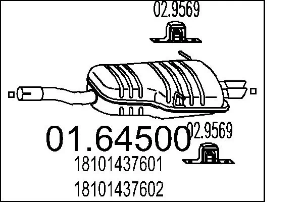Rear Muffler