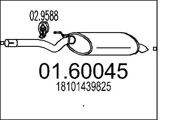 Rear Muffler