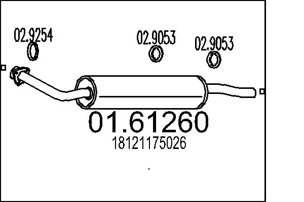 Rear Muffler