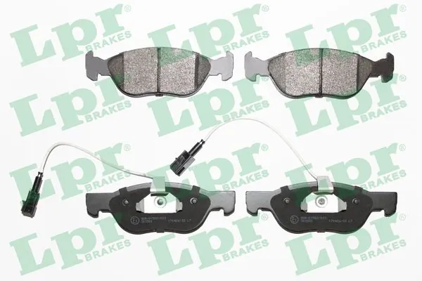 Kit de plaquettes de frein, frein à disque LPR 05P1076
