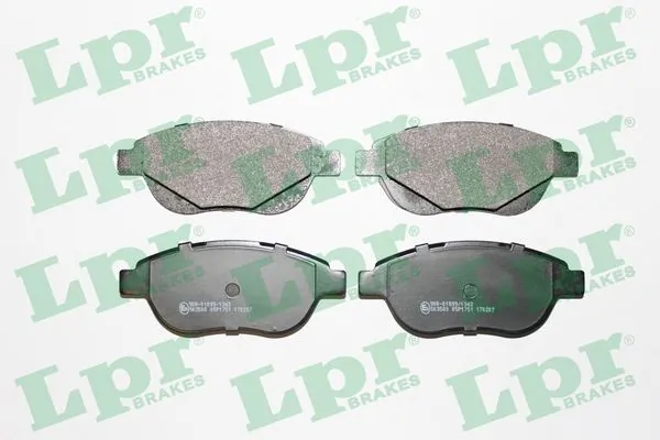 Kit de plaquettes de frein, frein à disque LPR 05P1751