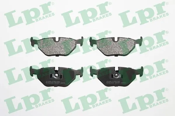 LPR 05P297 — Колодка гальм. диск. BMW 3 (E30, E36), 5 (E28, E34) задн. (вир-во LPR)