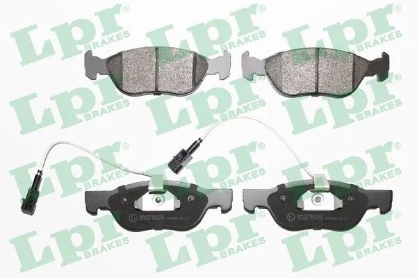 Kit de plaquettes de frein, frein à disque LPR 05P496