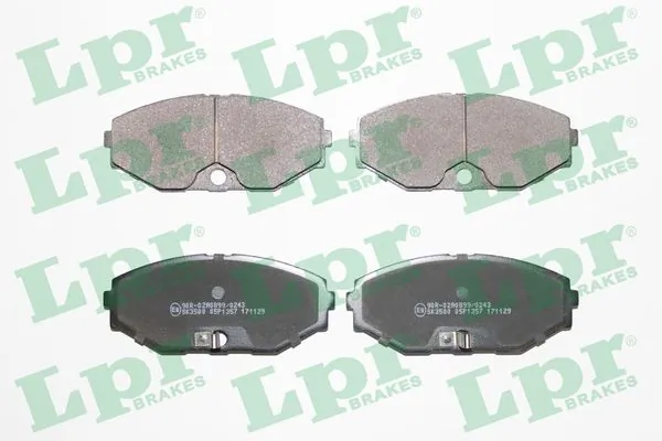 Kit de plaquettes de frein, frein à disque LPR 05P1357