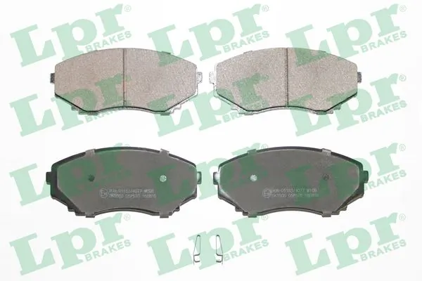 Kit de plaquettes de frein, frein à disque LPR 05P570