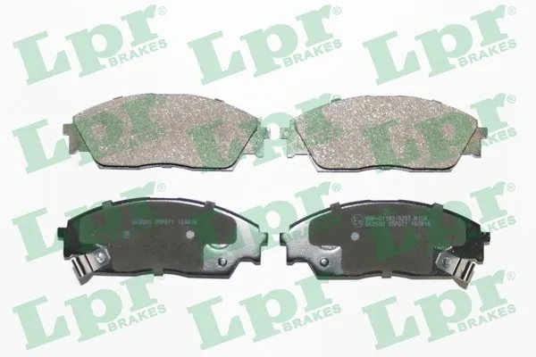 Kit de plaquettes de frein, frein à disque LPR 05P071