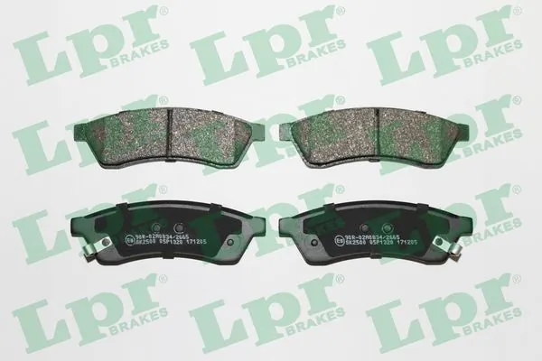 Kit de plaquettes de frein, frein à disque LPR 05P1320