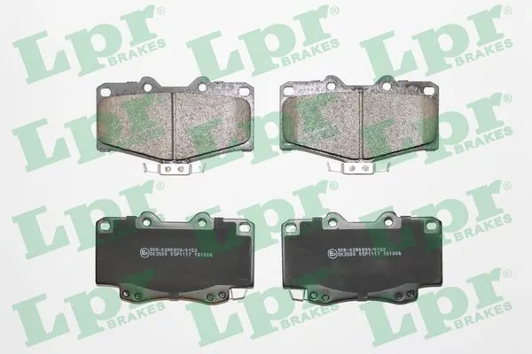 Kit de plaquettes de frein, frein à disque LPR 05P1117