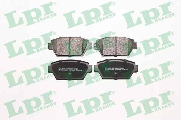 Колодки гальмівні дискові LPR 05P044 для Mitsubishi Galant IV/III, Colt III та інших