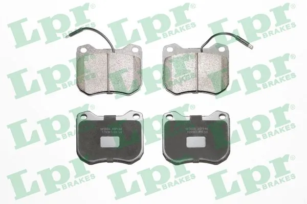 Kit de plaquettes de frein, frein à disque LPR 05P146