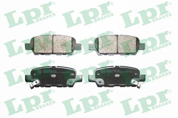Kit de plaquettes de frein, frein à disque LPR 05P1839