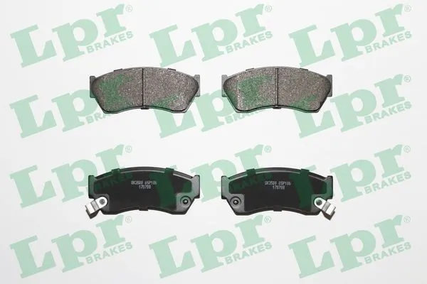 Kit de plaquettes de frein, frein à disque LPR 05P186