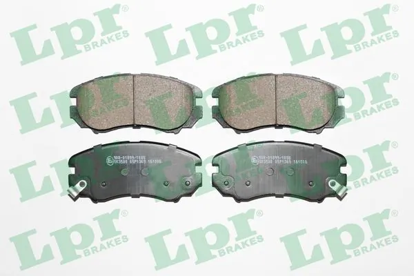 LPR 05P1369 — Колодка гальм. диск. HYUNDAI SONATA, TUCSON, KIA SOUL передн. (вир-во LPR)