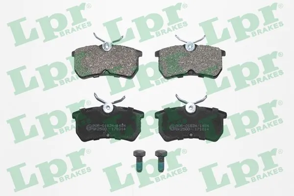 LPR 05P697 — Колодка гальм. диск. FORD FIESTA, FOCUS задн. (вир-во LPR)