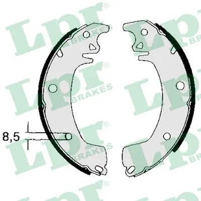 Jeu de mâchoires de frein LPR 03130