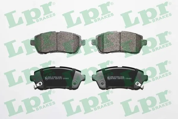 Kit de plaquettes de frein, frein à disque LPR 05P1673