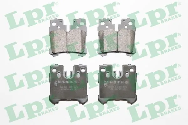 Kit de plaquettes de frein, frein à disque LPR 05P1849