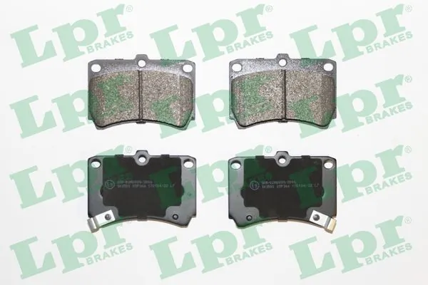 LPR 05P366 — Колодка гальм. диск. MAZDA 323 IV (BG), 323 CV (BA), 323 IV (BG) передн. (вир-во LPR)
