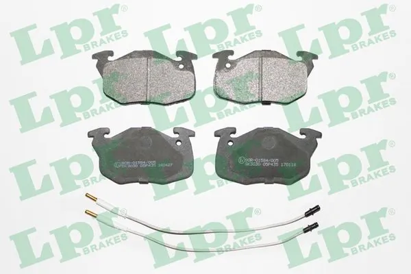 Kit de plaquettes de frein, frein à disque LPR 05P435