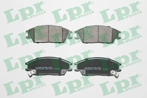 Kit de plaquettes de frein, frein à disque LPR 05P1222