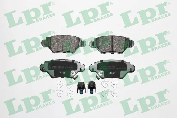 LPR 05P1227 — Колодка гальм. диск. OPEL ASTRA G задн. (вир-во LPR)