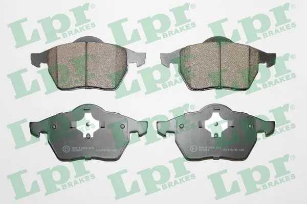 LPR 05P639 — Колодка гальм. диск. AUDI A3, SEAT IBIZA III, SKODA, VW передн. (вир-во LPR)