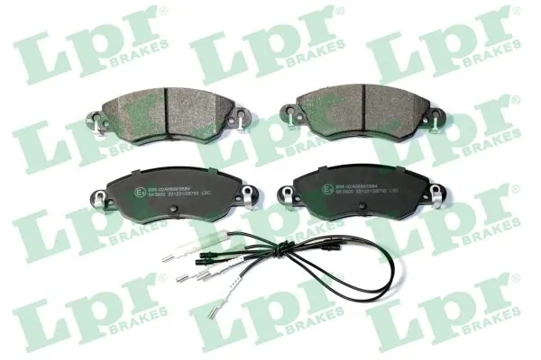 Kit de plaquettes de frein, frein à disque LPR 05P792