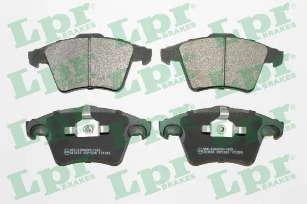 Kit de plaquettes de frein, frein à disque LPR 05P1526