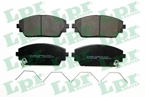 Kit de plaquettes de frein, frein à disque LPR 05P2278