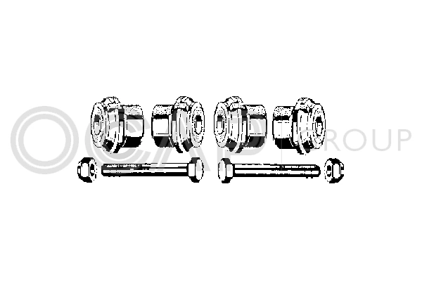 Control/Trailing Arm Kit, wheel suspension