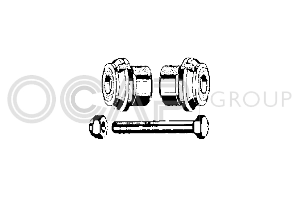 Control/Trailing Arm Kit, wheel suspension