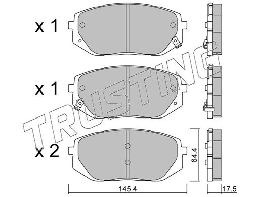 Brake Pad Set, disc brake