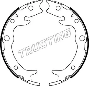 Brake Shoe Set, parking brake