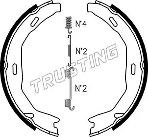 Brake Shoe Set, parking brake