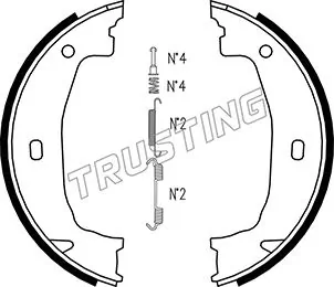 Brake Shoe Set, parking brake