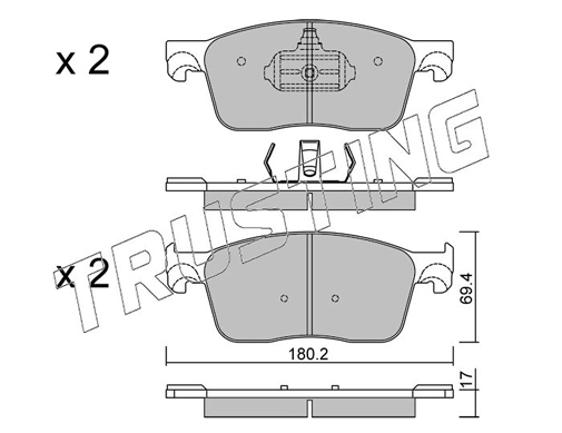 Brake Pad Set, disc brake