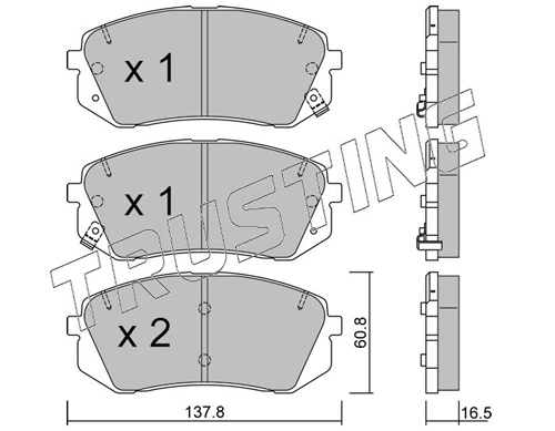 Brake Pad Set, disc brake