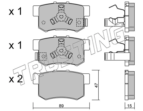 Brake Pad Set, disc brake