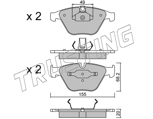 Brake Pad Set, disc brake
