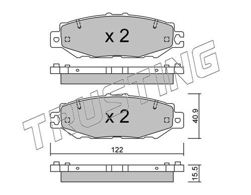 Brake Pad Set, disc brake