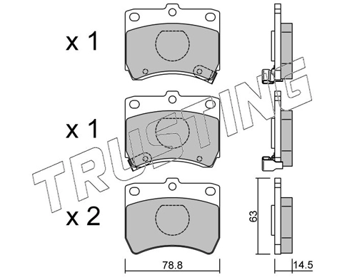Brake Pad Set, disc brake
